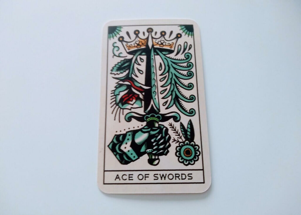 Ace Of Swords Tarot Card